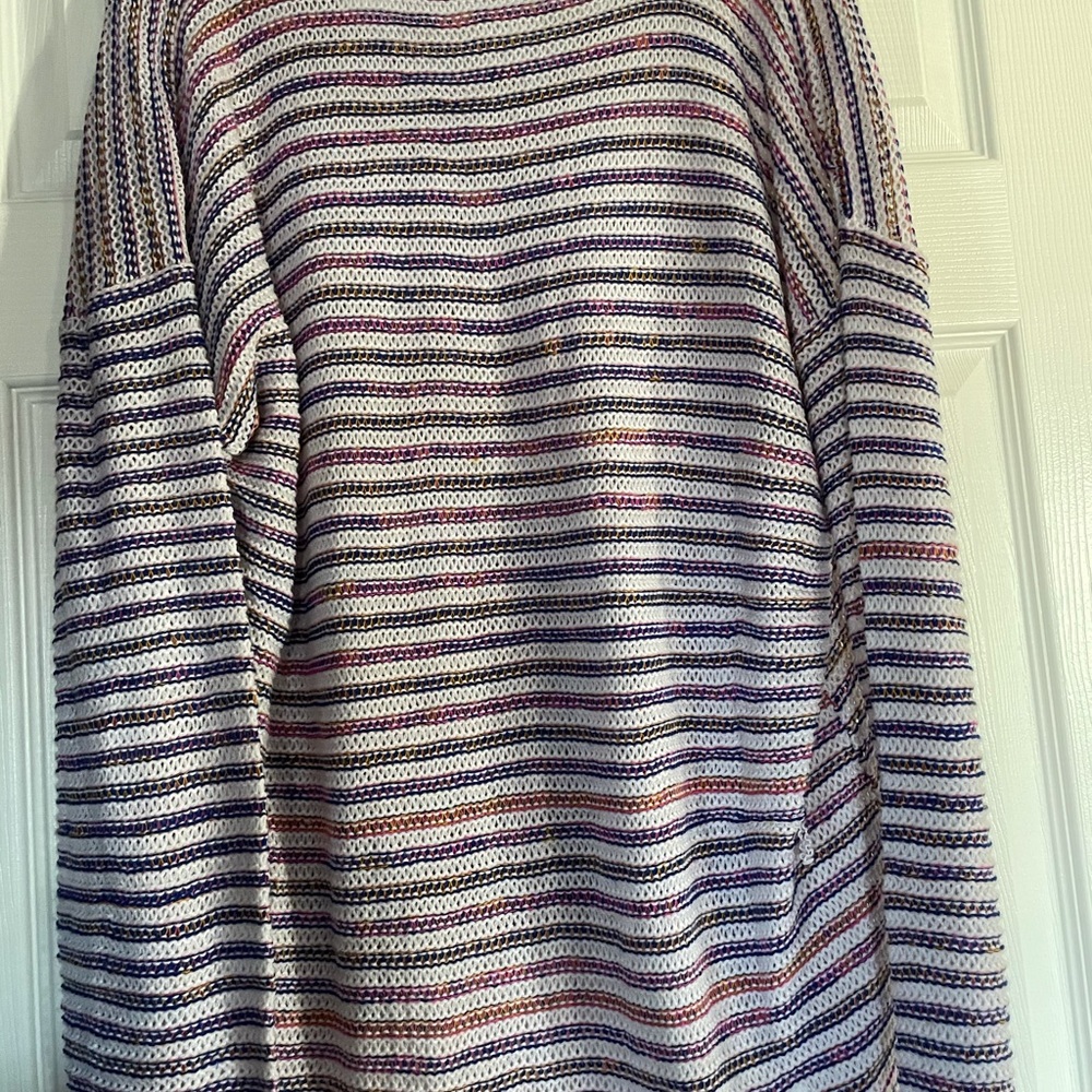 Ladies multi-colored sweater